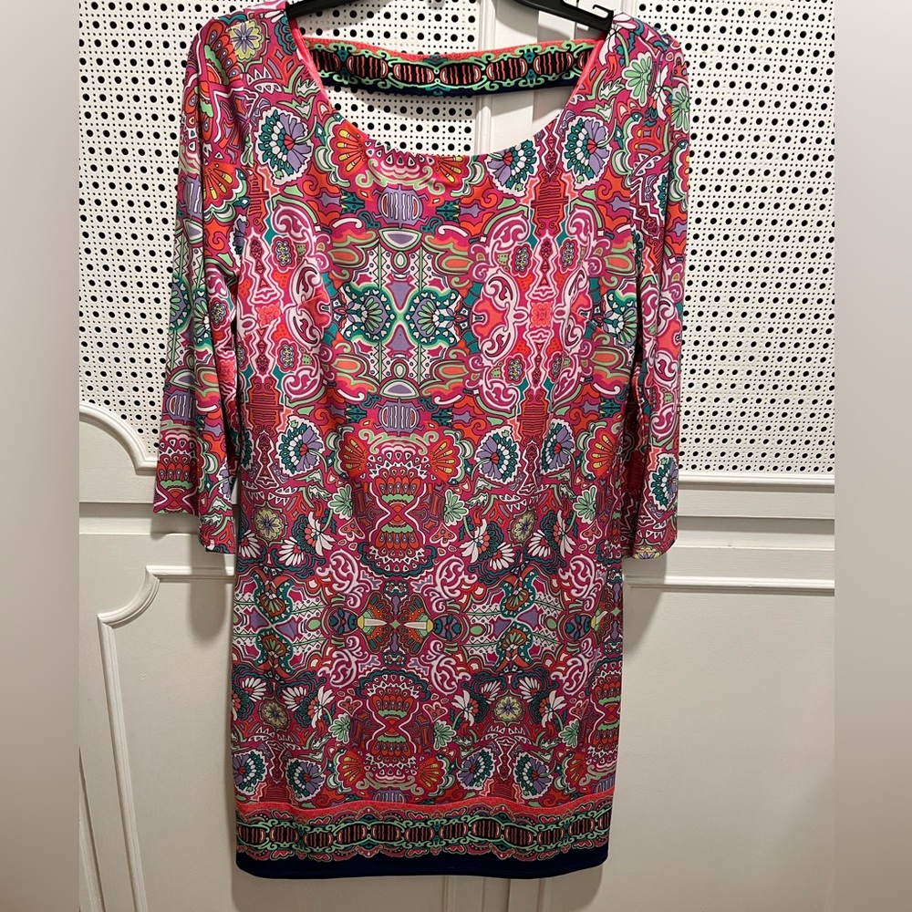 Laundry by Shelli Segal  stunning Vibrant Multicolor Dress
